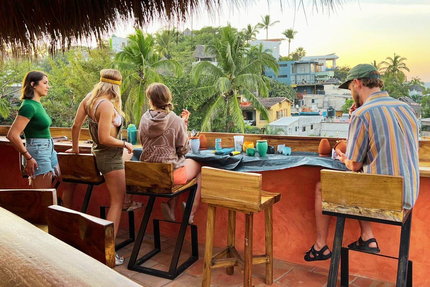 מלון סאיוליטה Casa Pepe מראה חיצוני תמונה Rooftop bar in Tulum, Mexico